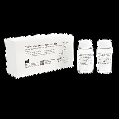 Reproductive Endocrinology Control Set OSOM® Urine hCG Human Chorionic Godadotropin (hCG) Urine Positive Level / Negative Level 2 X 10 mL