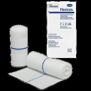 Conforming Bandage Flexicon® 4 Inch X 4-1/10 Yard 1 per Pack Sterile 1-Ply Roll Shape