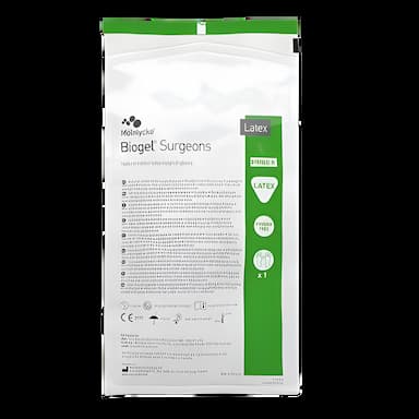 Surgical Glove Biogel® Surgeons Size 8.5 Sterile Latex Standard Cuff Length Micro-Textured Straw Not Chemo Approved