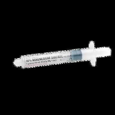 Magnesium Sulfate, Preservative Free 50%, 4 mEq / mL Injection Prefilled Syringe 10 mL - 1016550