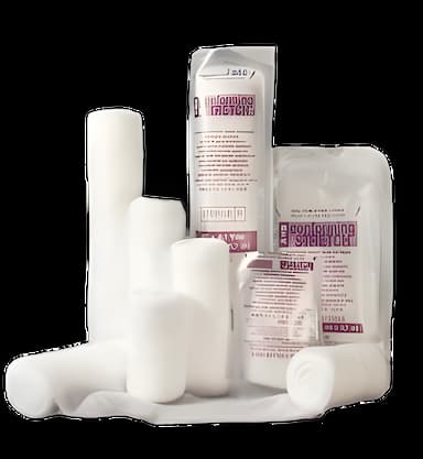 Conforming Bandage AMD 3 Inch X 4-1/10 Yard 12 per Pack NonSterile Roll Shape