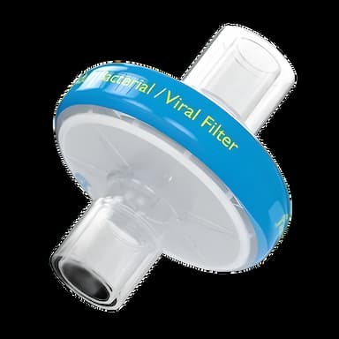 Heat and Moisture Exchanger with Filter ThermoShield™ 30.3 mg H20 @ 200 VT 1.71 cm H2O @ 30LPM