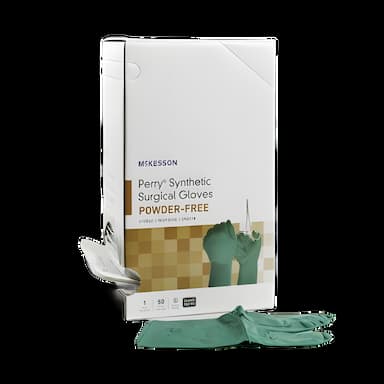 McKesson Perry Performance Plus Surgical Gloves, Size 5.5, Sterile, Polychloroprene, Chemo Tested