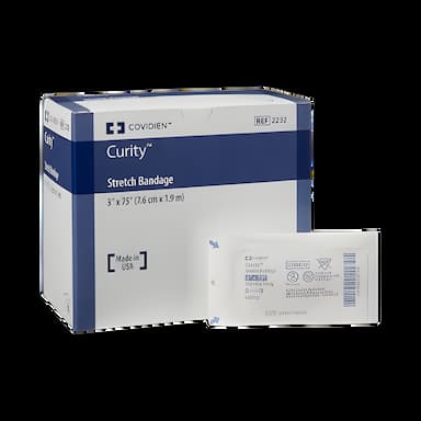 Conforming Bandage Curity™ 3 X 75 Inch 1 per Pack Sterile 1-Ply Roll Shape