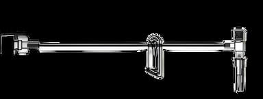 IV Extension Set Needle-Free Port Small Bore 4 Inch Tubing