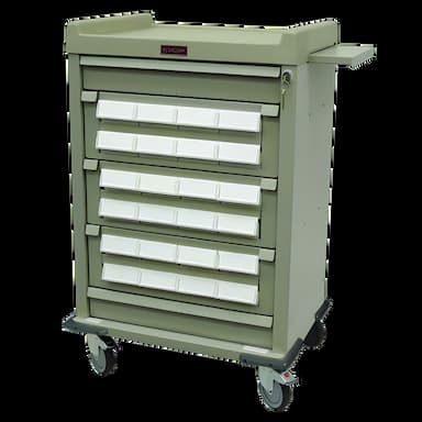Medication Cart Aluminum - AL24CS-5