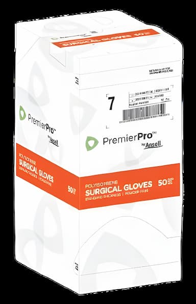 PremierPro™ Sterile Surgical Gloves Size 7.5 - Polyisoprene, Chemo Tested, Micro-Textured