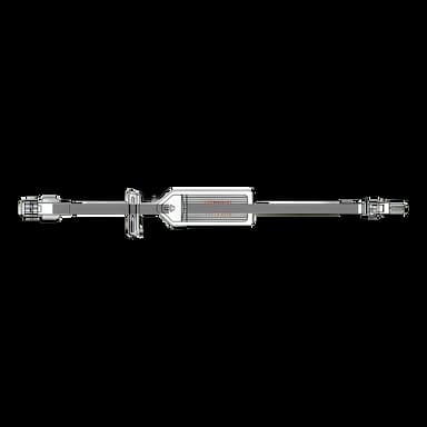 McKesson Standard Bore IV Extension Set with 5 Micron Filter, 10 Inch Tubing - Sterile