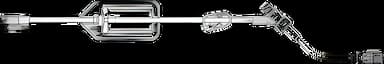 IV Extension Set Filterflow® Needle-Free Port Small Bore 16 Inch Tubing 0.2 Micron Filter Sterile