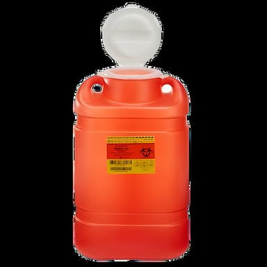 Sharps Container BD™ Red Base 18 H X 7-1/2 W X 10-1/2 D Inch Vertical Entry 5 Gallon - 305491