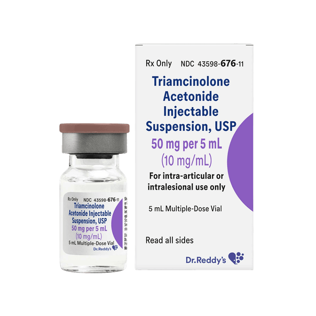 Triamcinolone Acetonide 10 mg / mL Injection 5 mL Vial