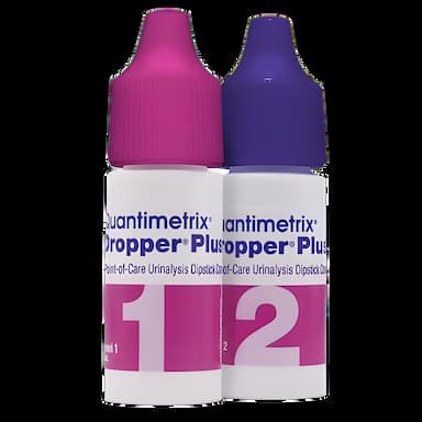 Urine Chemistry Control Set Dropper® Plus Urinalysis Dipstick Testing 2 Levels 10 X 5 mL