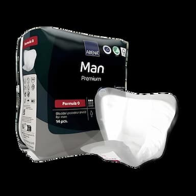 Incontinence Liner Abena® Premium Man Formula 0 7.5 X 9 Inch Light Absorbency Fluff / Polymer Core One Size Fits Most