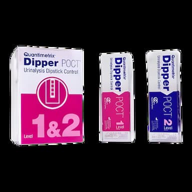 Quantimetrix Dipper POCT Urine Chemistry Control Set, 2 Levels, 62 x 1.5 mL