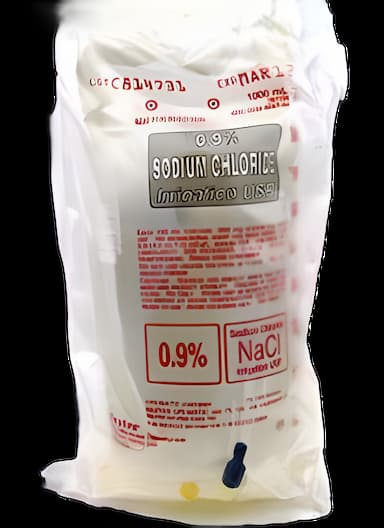 Irrigation Solution 0.9% Sodium Chloride, Preservative Free Not for Injection Flexible Bag 1,000 mL - 2B7124X