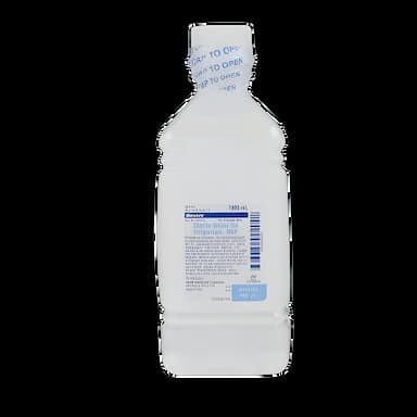 Irrigation Solution Sterile Water for Irrigation Not for Injection Bottle 1,000 mL - 2F7114