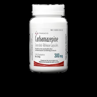 Carbamazepine 300 mg Capsules - Prasco Laboratories - 120 Count