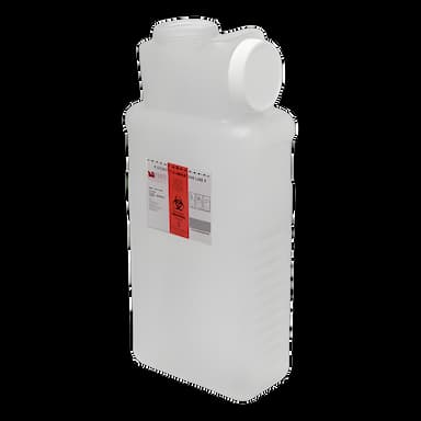 Sharps Container Post™ Translucent Base 4.22 L X 8 W X 17.56 H Inch Vertical Entry 2.5 Gallon