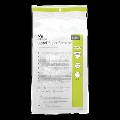 Surgical Glove Biogel® Super-Sensitive™ Size 8.5 Sterile Latex Standard Cuff Length Micro-Textured Straw Not Chemo Approved