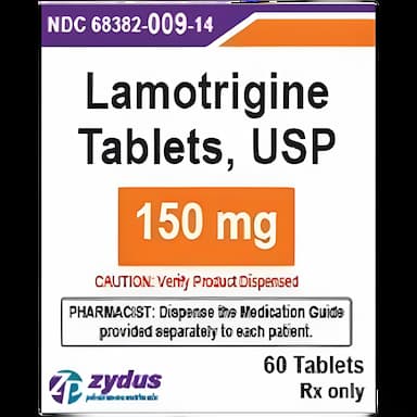 Lamotrigine 150 mg Tablets - Anticonvulsant Medication by Zydus Pharmaceuticals, Bottle of 60