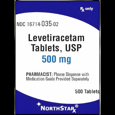 Levetiracetam 500 mg Tablet Bottle 500 Tablets