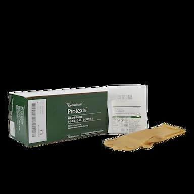 Surgical Glove Protexis™ (formerly Duraprene™ Plus ) Size 7.5 Sterile Polychloroprene Standard Cuff Length Smooth Ivory Chemo Tested