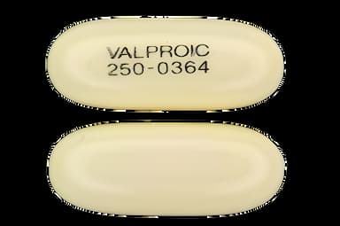 Valproic Acid 250 mg Capsule Bottle 100 Capsules
