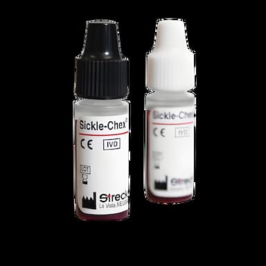 Sickle Cell Screening Test, Hemoglobin Electrophoresis Control Set Sickle-Chex® Whole Blood HGB S Positive Level / Negative Level 4 X 2.5 mL