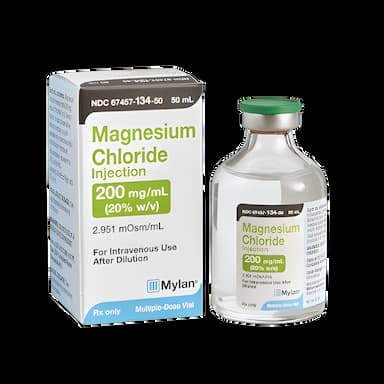 Magnesium Chloride 200 mg / mL Injection Multiple-Dose Vial 50 mL