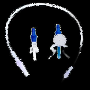 IV Extension Set 16 Inch Tubing by ICU Medical - Pressure Infusion Compatible