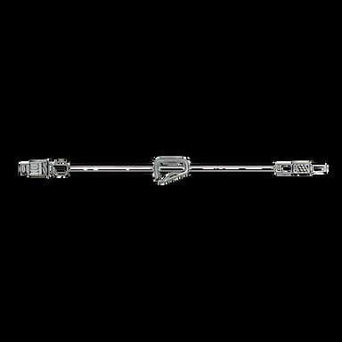 MedSource IV Extension Set with Needle-Free Port, 8 Inch Tubing
