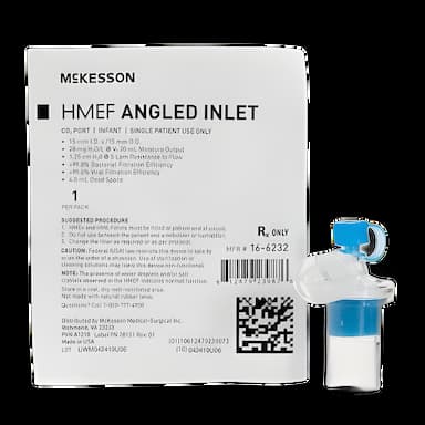 McKesson Heat and Moisture Exchanger with Filter for Infant Ventilation Support