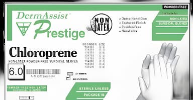 Surgical Glove DermAssist® Prestige® Size 7.5 Sterile Polyisoprene Standard Cuff Length Fully Textured Ivory Not Chemo Approved