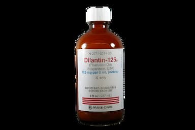 Dilantin-125® Phenytoin 125 mg / mL Suspension Bottle 240 mL (8 oz.)