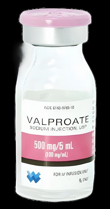 Valproic Acid, Preservative Free 100 mg / mL Injection Single-Dose Vial 5 mL