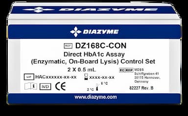 Diabetes Management Test Control Set Diazyme Direct HbA1c Level 1, 2 2 X 0.5 mL