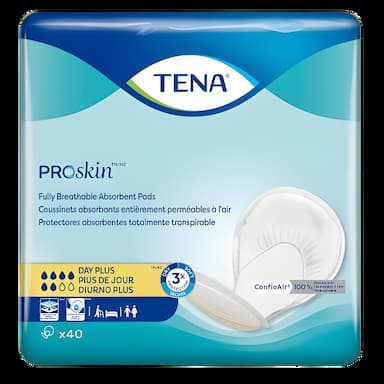 Incontinence Liner TENA ProSkin™ Day Plus 24 Inch Length Heavy Absorbency Dry-Fast Core™ One Size Fits Most