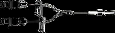 IV Extension Set Needle-Free Port Small Bore 5 Inch Tubing - B9027