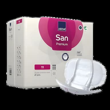 Incontinence Liner Abena® San Premium 14.5 X 28.7 Inch Heavy Absorbency Fluff / Polymer Core Size 11