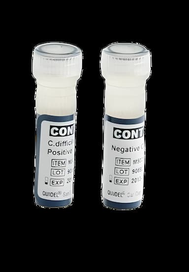 Infectious Disease Immunoassay Control Set Quidel® C. Difficile Positive Level / Negative Level 2 X 2 mL