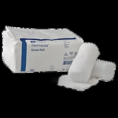 Conforming Bandage Dermacea™ 4 Inch X 4-1/10 Yard 12 per Pack NonSterile 1-Ply Roll Shape