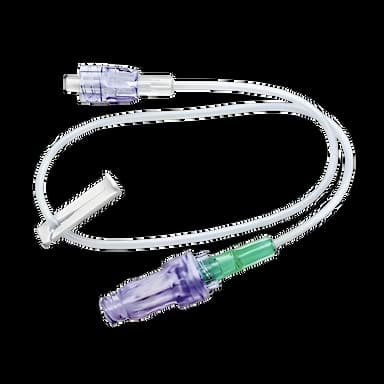 B. Braun IV Extension Set with Needle-Free Port, Small Bore, 12 Inch Tubing, Sterile