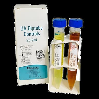 AimStrip Urinalysis Control Set - Positive/Negative Level, 2x12 mL by Germaine Laboratories