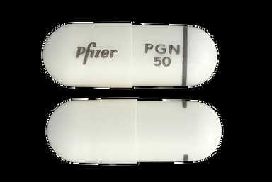 Lyrica® Pregabalin 50 mg Capsule Bottle 90 Capsules CV