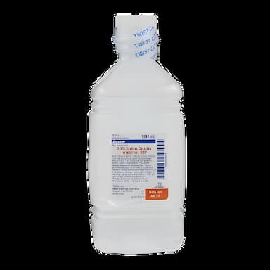 Irrigation Solution 0.9% Sodium Chloride, Preservative Free Not for Injection Bottle 1,000 mL - 2F7124