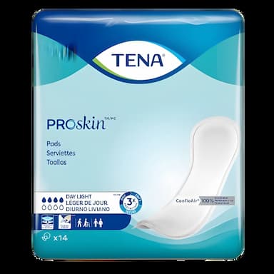 TENA ProSkin Day Light Incontinence Liner 13" Moderate Absorbency
