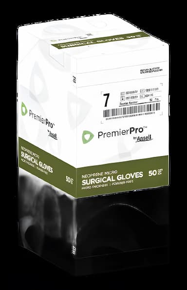 Surgical Glove PremierPro™ Size 6.5 Sterile Polychloroprene Standard Cuff Length Micro-Textured White Chemo Tested
