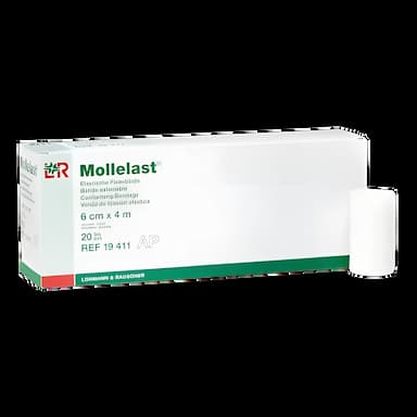 Conforming Bandage Mollelast® 2-3/5 Inch X 4-2/5 Yard 20 per Pack NonSterile Roll Shape