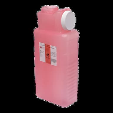 Sharps Container Post™ Translucent Red Base 4.22 L X 8 W X 17.56 H Inch Vertical Entry 2.5 Gallon - 1101-LPR-16