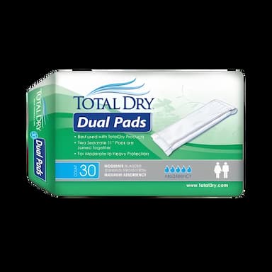 TotalDry™ 11 Inch Incontinence Liner for Moderate Absorbency with Polymer Core